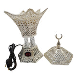 Electrical Bakhoor Burner & 50g Fragrance Paste - Silver