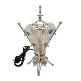 Electrical Bakhoor Burner & 50g Fragrance Paste - Silver