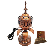 Electrical Bakhoor Burner & 50g Fragrance Paste - Copper