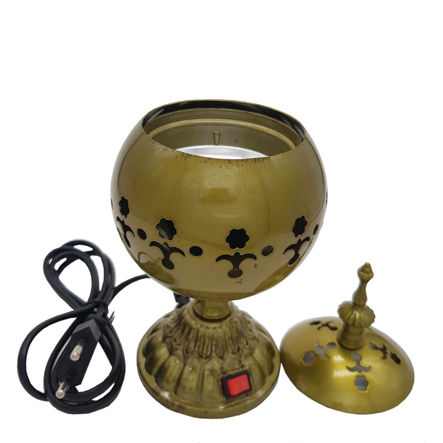 Exclusive Electrical Bakhoor Burner & 40g Fragrance Paste - Green