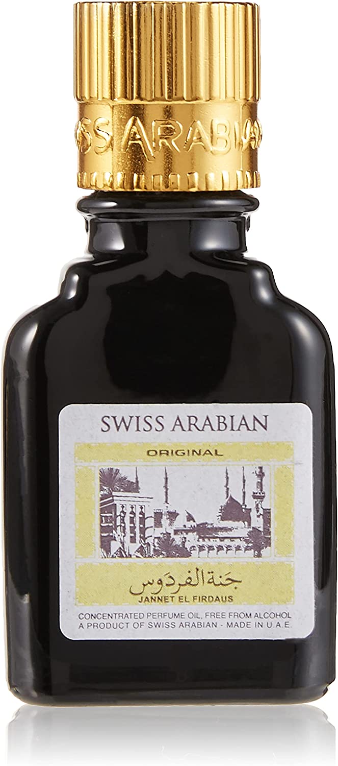 Swiss Arabian Jannat ul Firdaus Attar - 9 ml (Black)