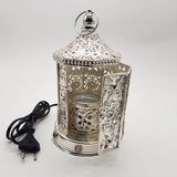 Electrical Bakhoor Burner & 2 Fragrance Paste - Silver