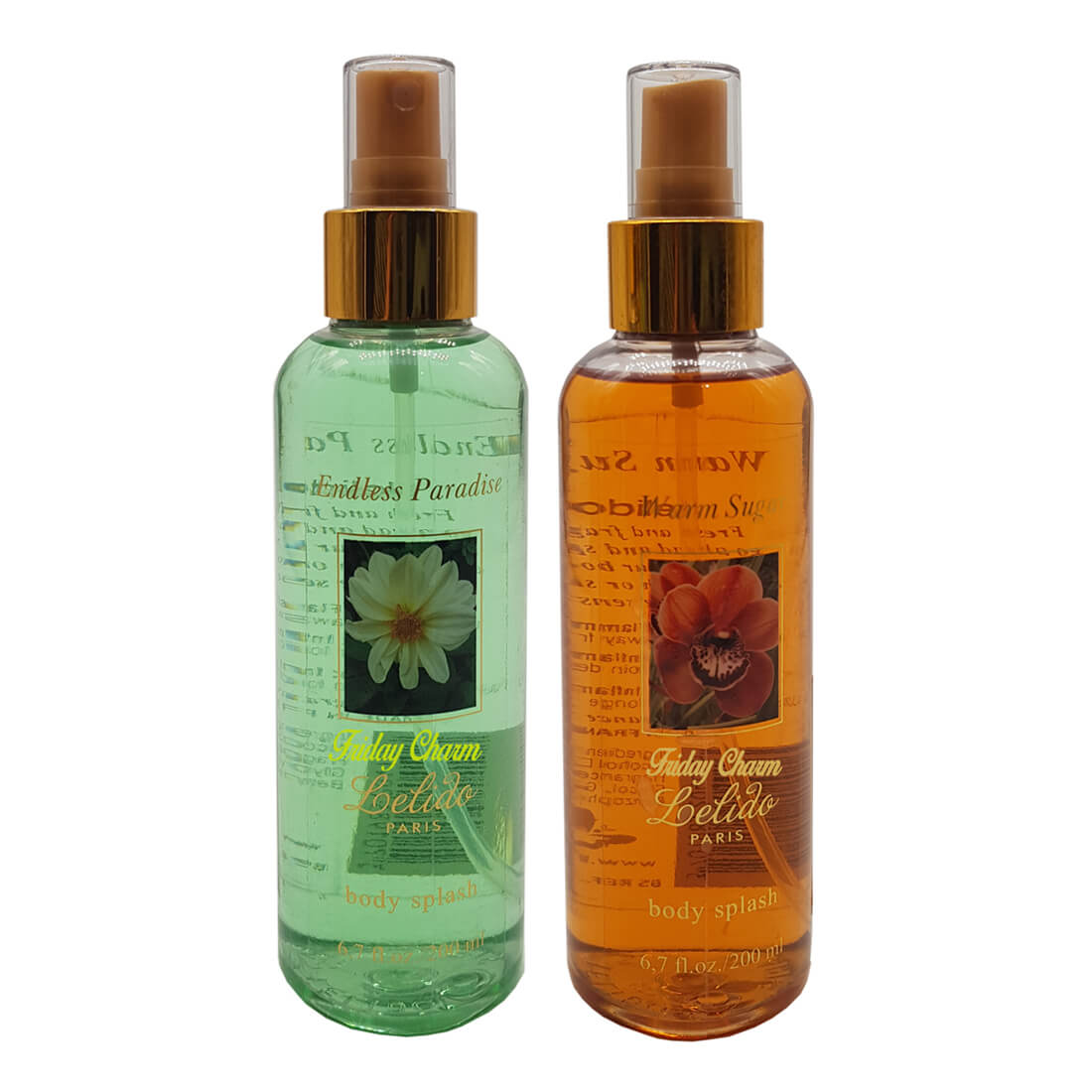 Lelido Paris Endless Paradise & Warm Sugar Body Splash Mist 200ml
