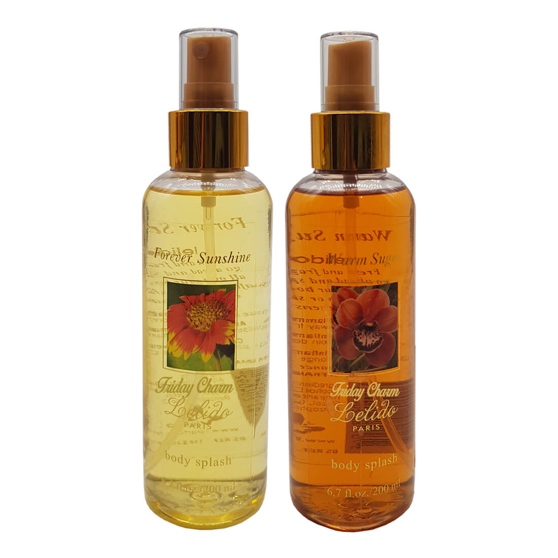 Lelido Paris Forever Sunshine & Warm Sugar Body Splash Mist 200ml