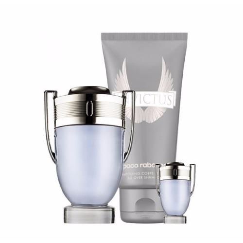 PACO RABANNE INVICTUS 100ML 3PC GIFT SET FOR MEN
