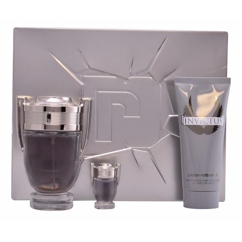 PACO RABANNE INVICTUS 100ML 3PC GIFT SET FOR MEN