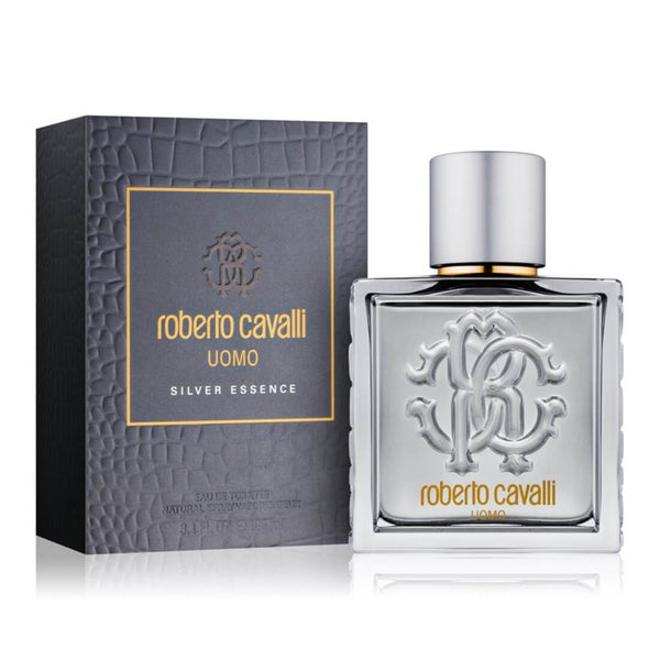 Roberto Cavalli Uomo Silver Essence Eau De Toilette For Men