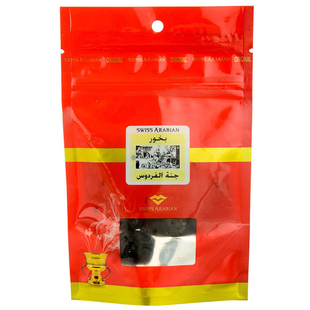 SWISS ARABIAN JANNATUL FIRDAUS Aroma Scented Wood Bakhoor Balls (40 g)