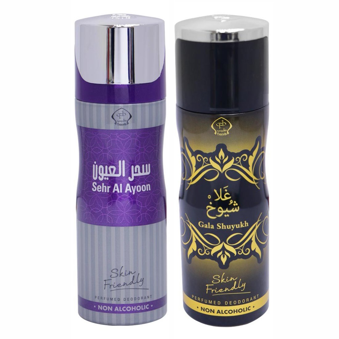 Tayyib Sehr Al Ayoon & Gala Shuyukh Non Alcoholic Deodorant Combo Pack of 2 x 200 ml