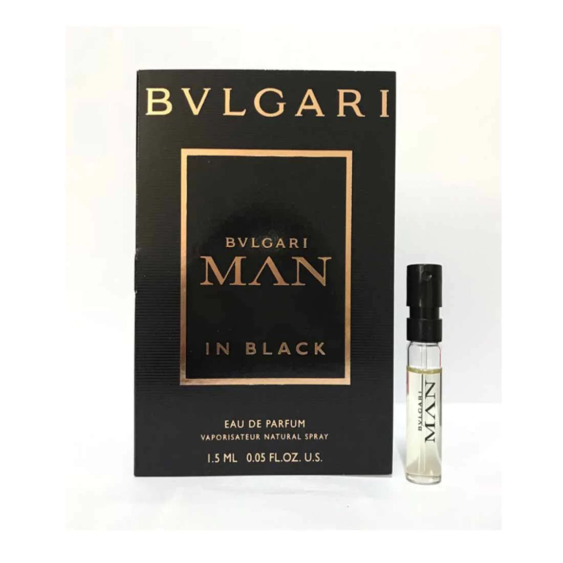 Bvlgari Man in Black EDP Vial For Men-1.5ml Pack of 2