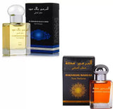 Al Haramain Black Oudh & Makkah Roll on Pack of 2 Attar - 2 x 15ml