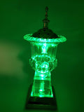 Crystal Bakhoor Burner with Rechargeble LED Lights, 50g Fragrance Paste & 10 Coal Coins