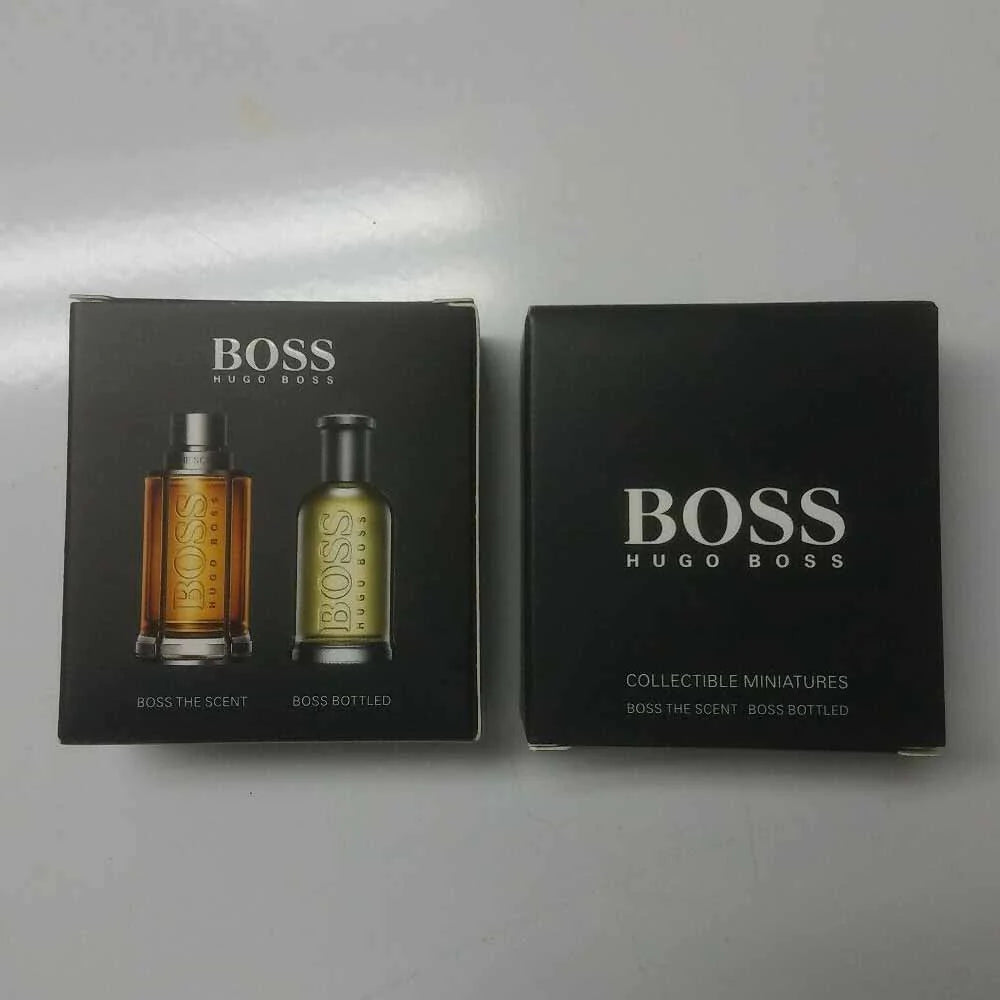 Hugo boss collectible top miniatures