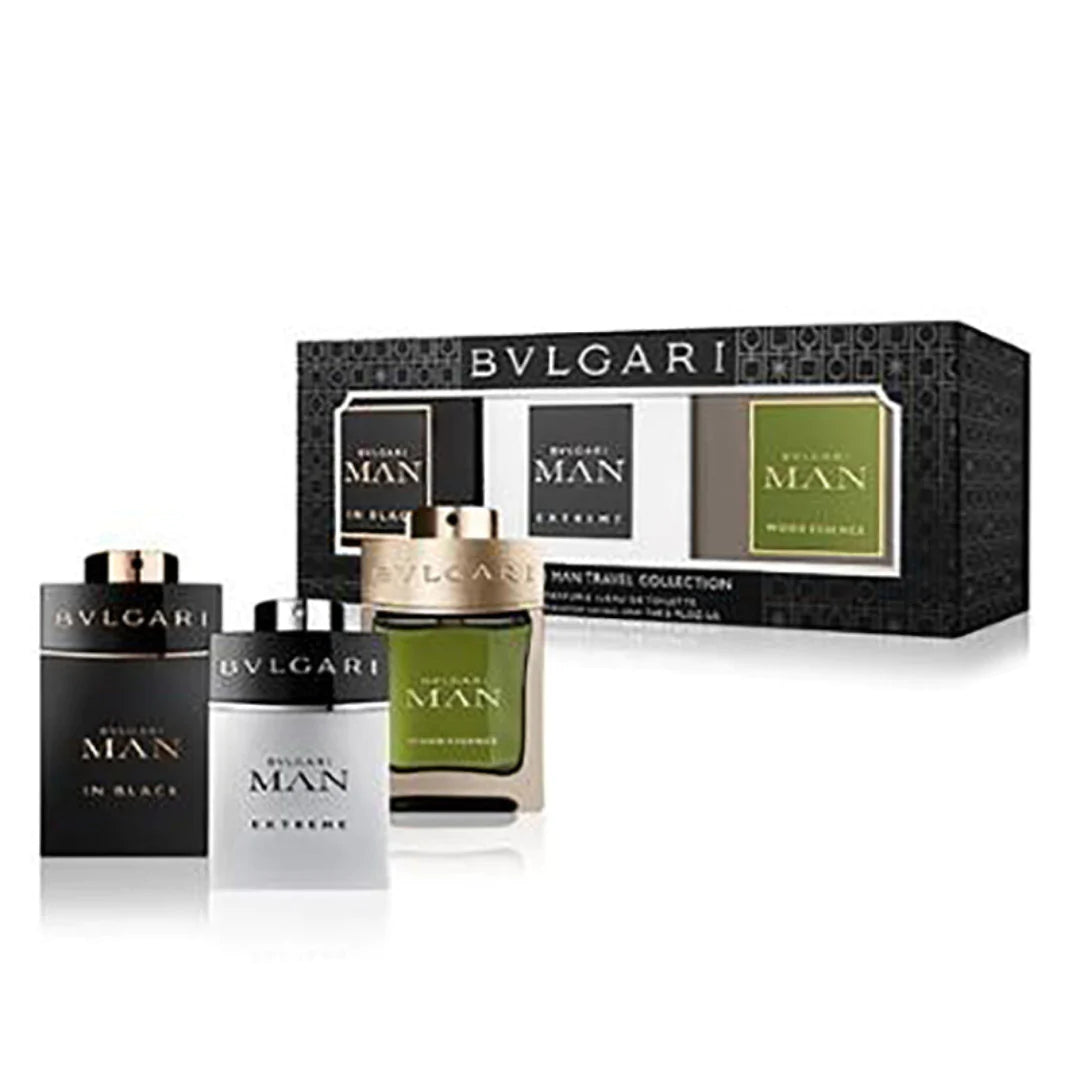 Bvlgari Man 3pc Miniature Travel Collection 45ml Just Attar