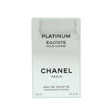 Chanel Platinum Egoiste Eau De Toilette Spray for Men 100ml