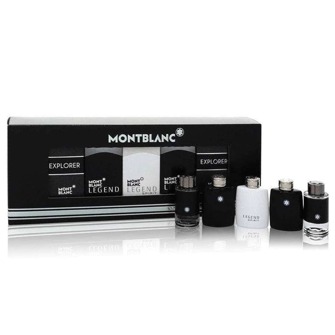 Mont Blanc Miniature Gift Set OF Legend Explorer Spirit EDP For