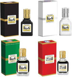 Swiss Arabian Jannat ul Firdaus 9ml Attar Black, Red, Green & White Pack of 4